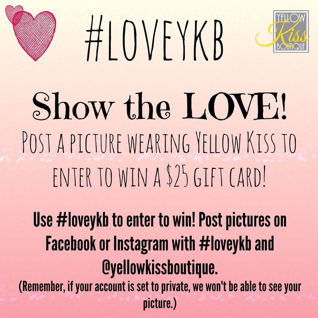 loveykb Show the LOVE Yellow Kiss Boutique