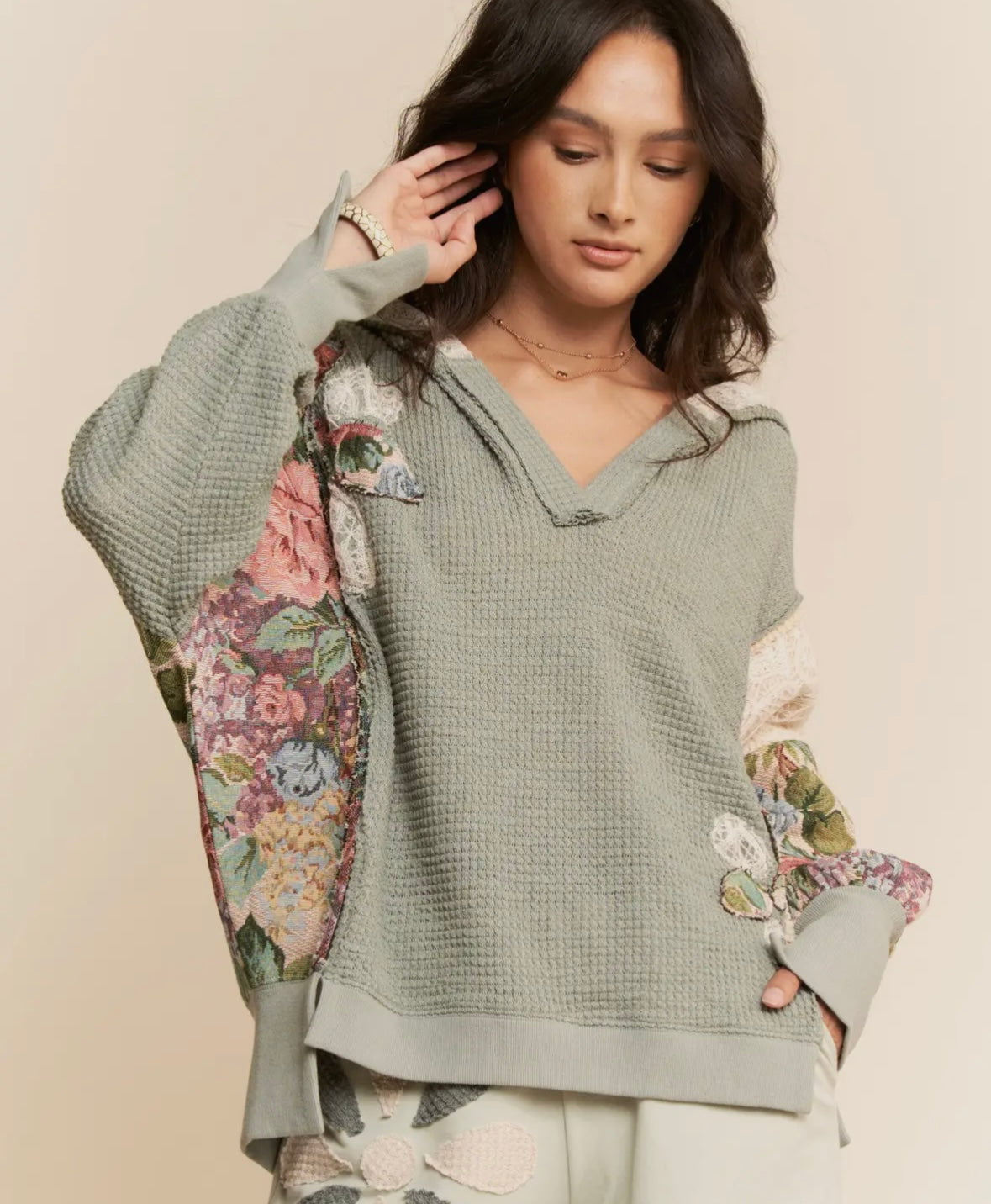 Soft knit Floral