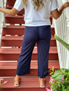 Cosmic Navy - Pull on Pant
