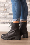 Newz Smooth Black Boots