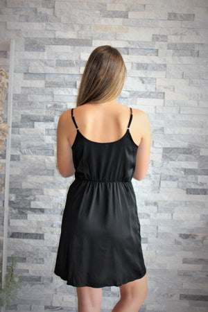 Black Wrap Dress