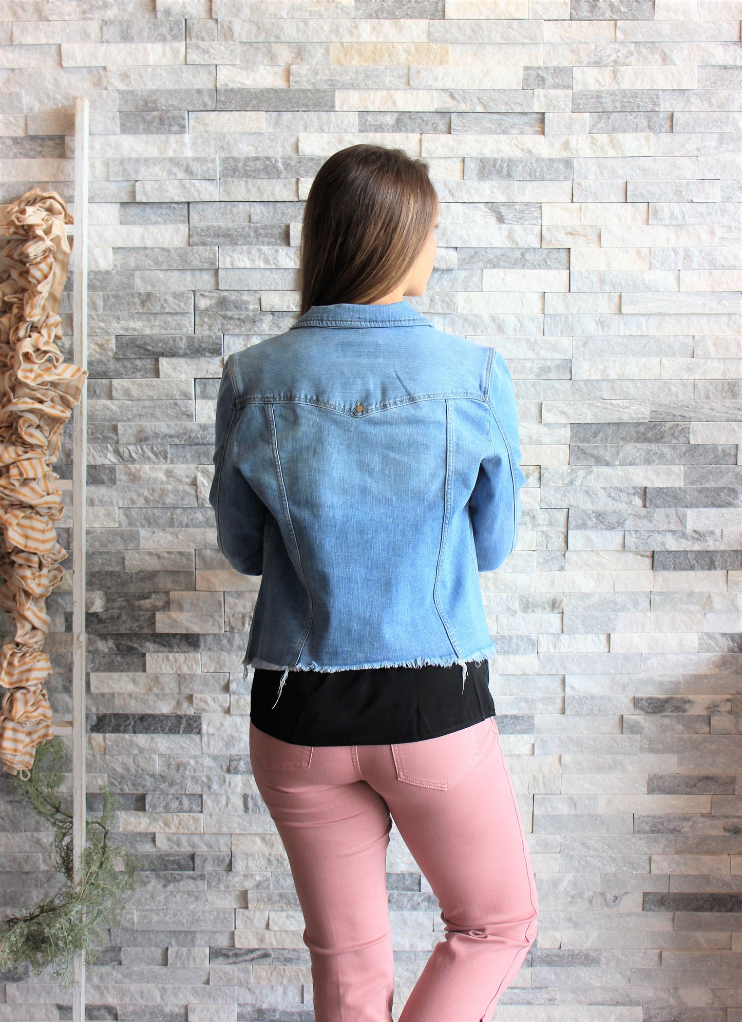 Fray Denim Jacket