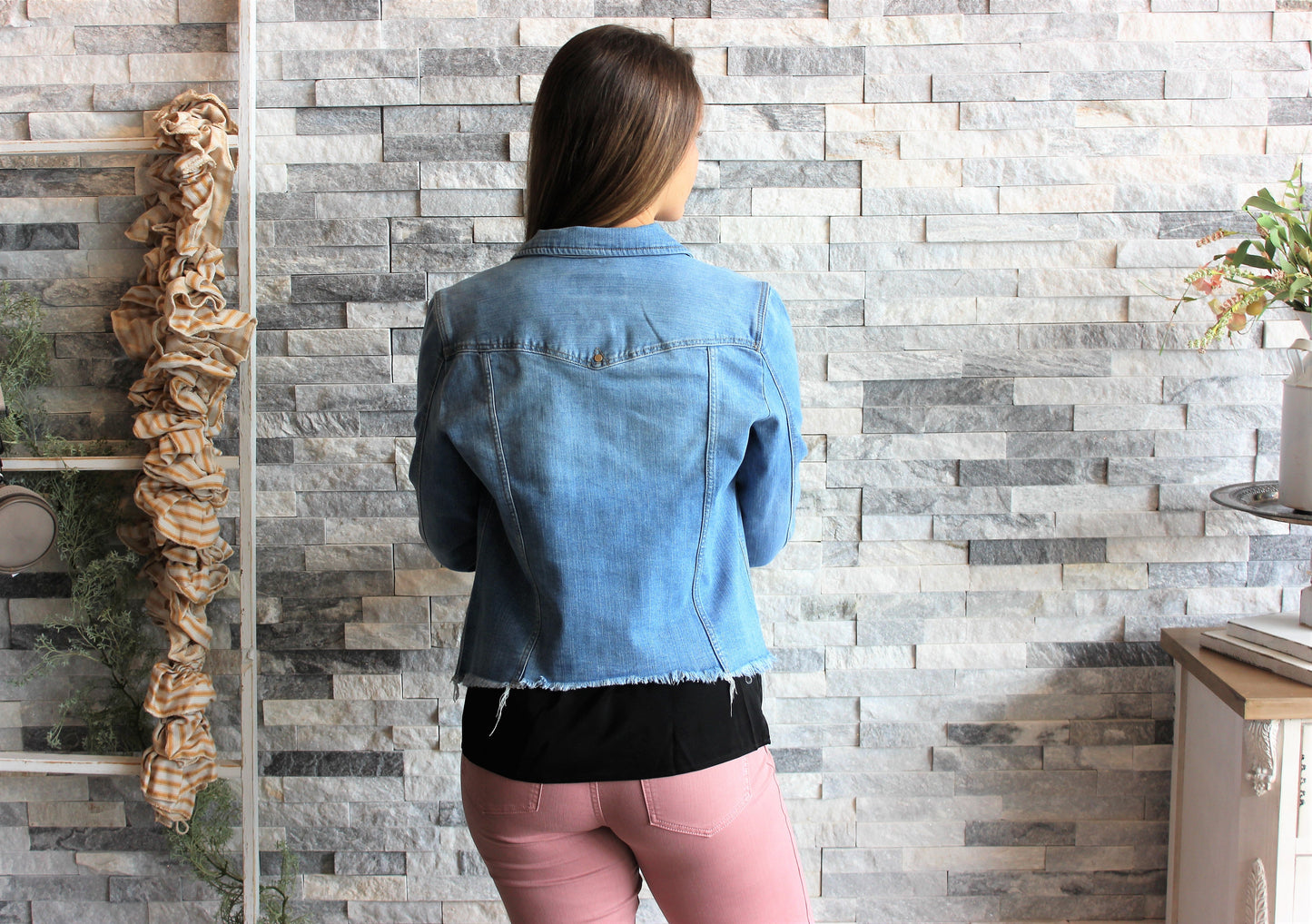 Fray Denim Jacket