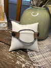 Rectangle Leather Bracelet