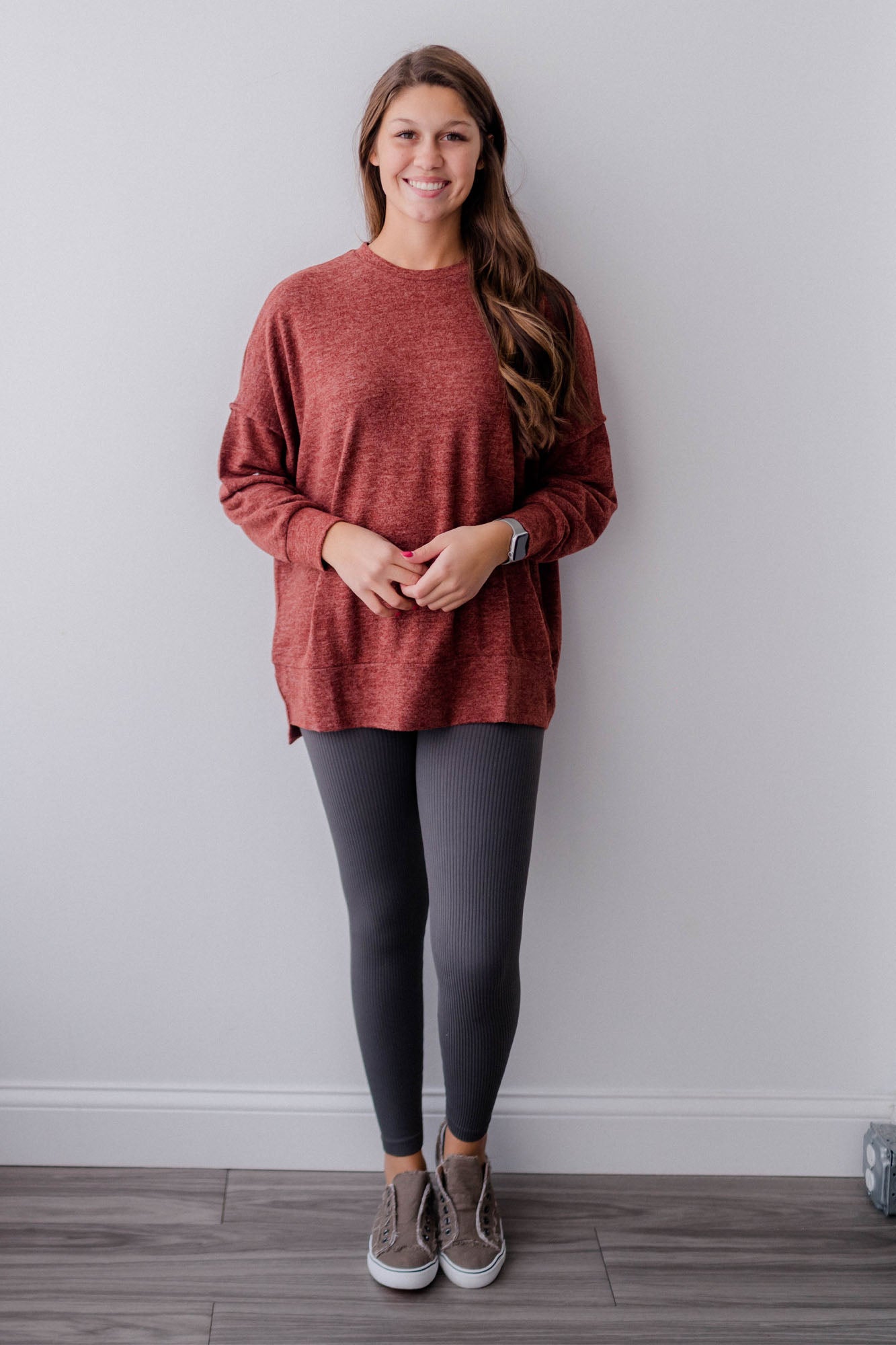 Ribbed Seamless High Waisted Leggings