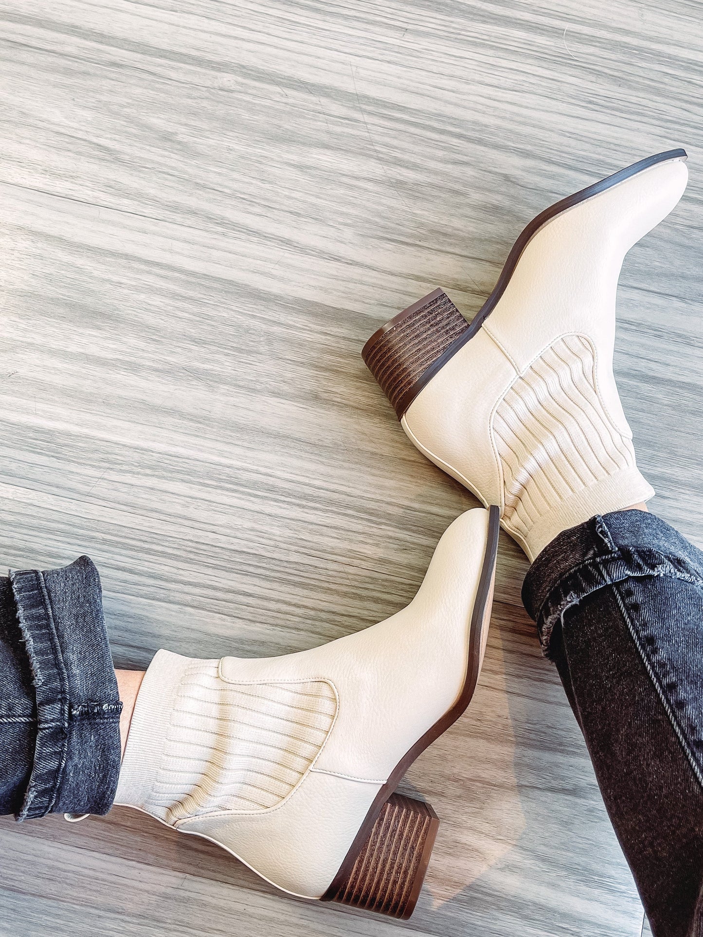 Core Sweater Boots - White